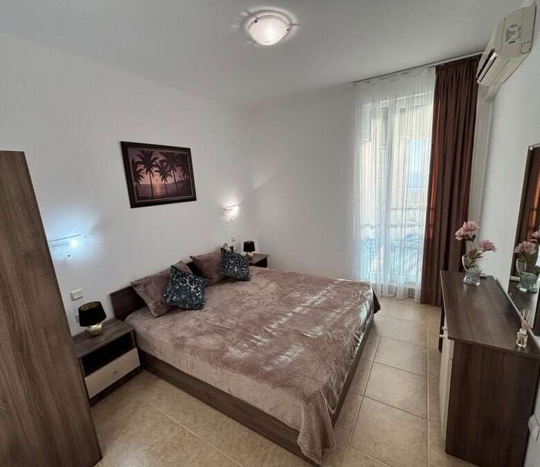Sea view 1-bedroom apartment in Costa Calma, Ravda, with 70 sq.m. of living space and modern furnish.