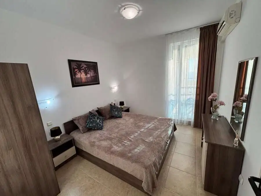 Sea view 1-bedroom apartment in Costa Calma, Ravda, with 70 sq.m. of living space and modern furnish.