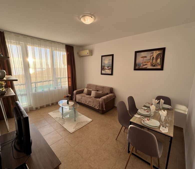 Apartment with sea views, 70 sq.m., in Costa Calma, Ravda, Bulgaria.