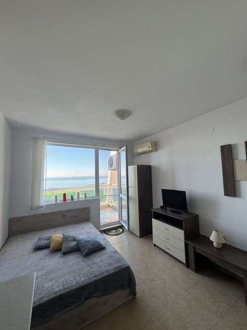 Sea view spacious studio apartment in Costa Calma, Ravda, 42 sq.m., with balcony overlooking the sea.