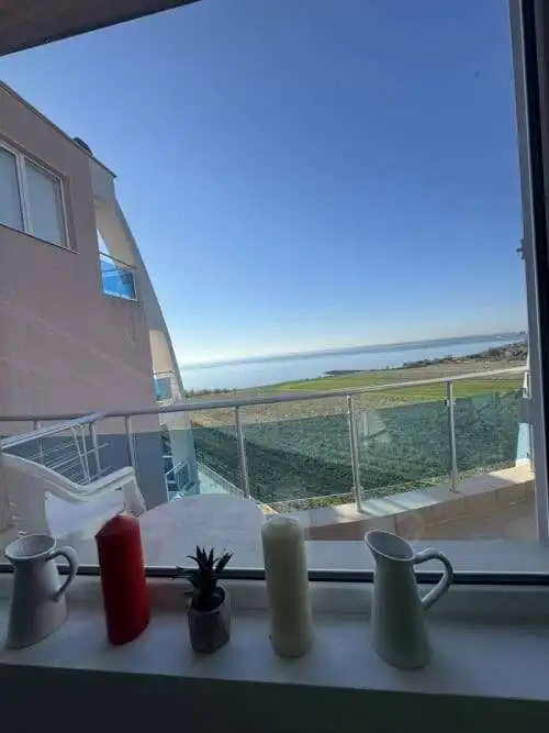 Sea view spacious studio apartment with balcony in Costa Calma, Ravda, offering 42 sq.m. of living s.