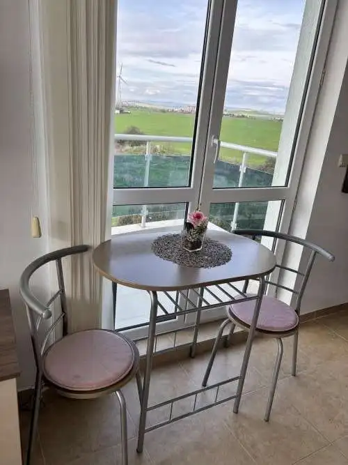 Sea view furnished studio in Costa Calma, Ravda, 30 sq.m.