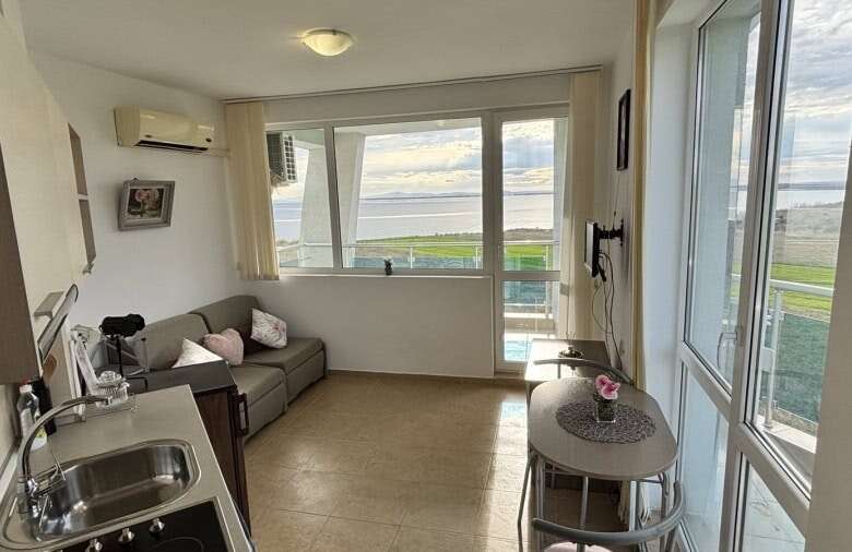 Furnished studio apartment with sea views in Costa Calma, Ravda, 30 sq.m., ideal for holiday or inve.