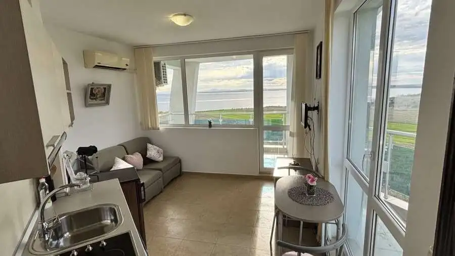 Furnished studio apartment with sea views in Costa Calma, Ravda, 30 sq.m., ideal for holiday or inve.