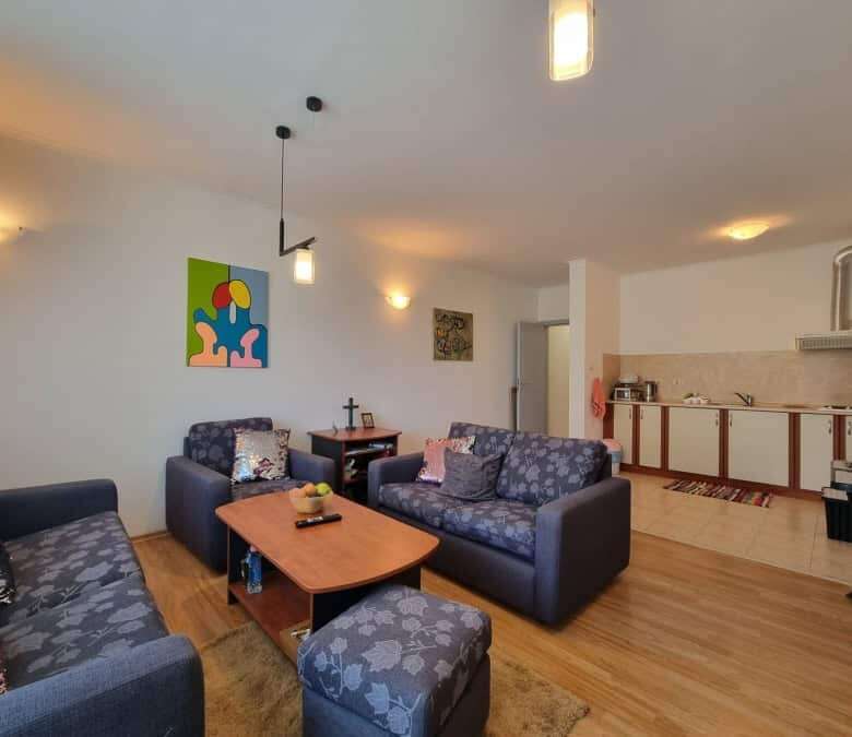 Furnished apartment with two large terraces, 96 sq.m., located in Prima 1, Sunny Beach. Perfect for.