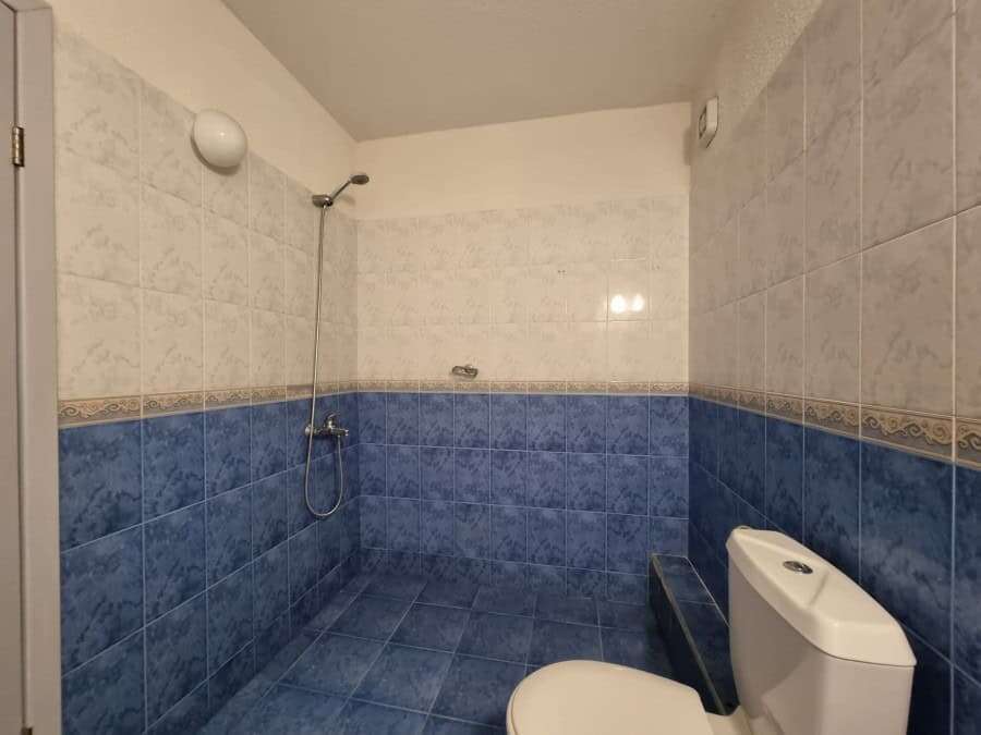 Bright bathroom with shower and toilet in Prima 1, Sunny Beach.