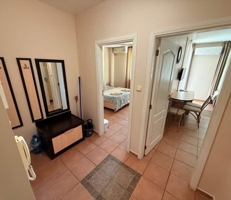 Comfortable fully furnished 51 sq.m. apartment in Sunny Beach resort, ideal for relaxing holidays.