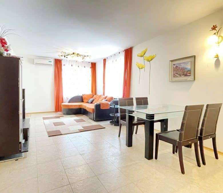 Fully furnished 1-bedroom apartment in Vista Residence, Sveti Vlas, with modern decor and spacious l.