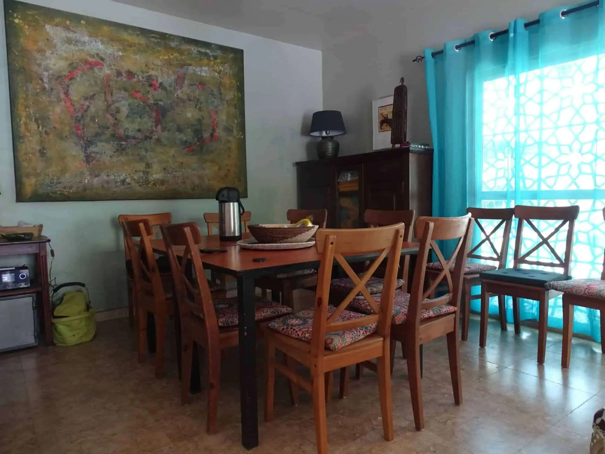 Bedroom bed and breakfast for sale in Kombo North district, featuring inviting dining area and vibra.