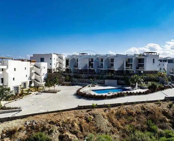 Penthouse apartment with sea views in Deja Blue Complex, Kyrenia North Cyprus.