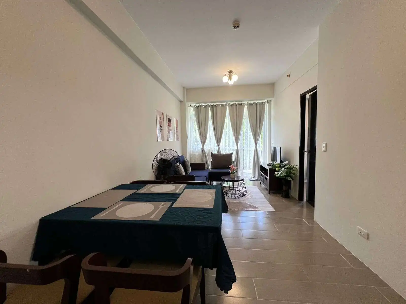 Spacious 1-bedroom apartment with contemporary decor in Oceanway Residencies, Boracay, perfect for c.