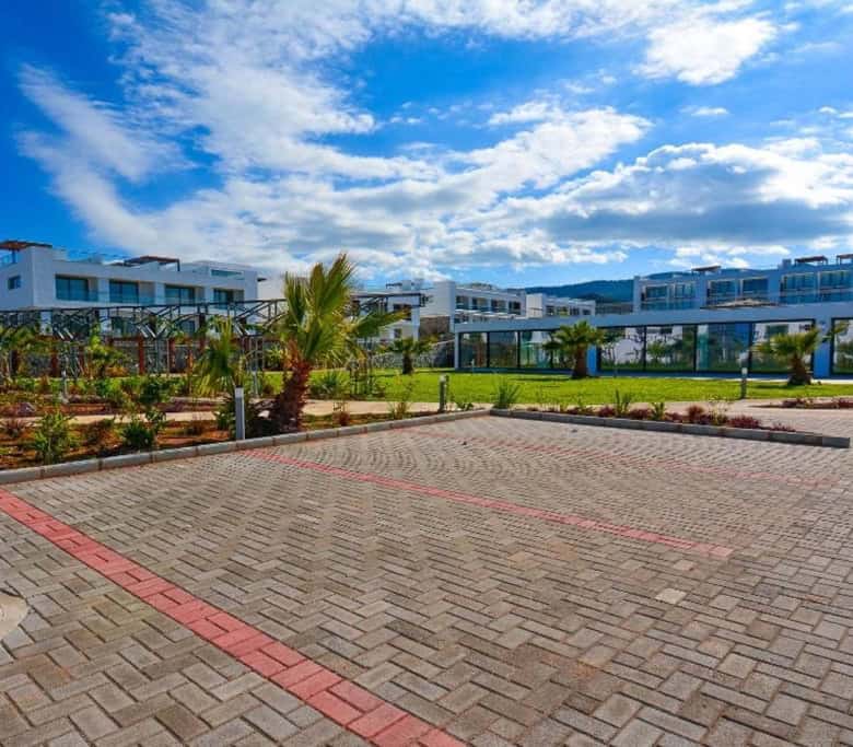 Spacious penthouse apartment with modern design in Deja Blue complex, North Cyprus. Perfect for luxu.