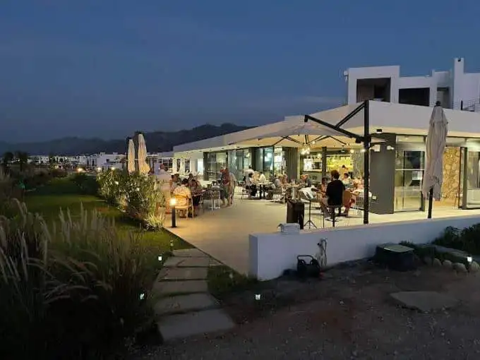 Modern penthouse apartment with spacious terrace in Deja Blue complex, Kyrenia North Cyprus.