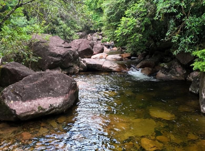 Beautiful land plot with river view in Pedra Branca do Araraquara, Paraná, Brazil. Perfect for devel.