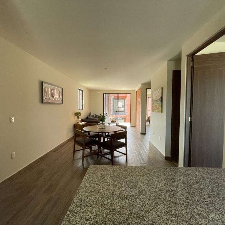 Stylish 2-bedroom rooftop home in San Miguel de Allende, featuring spacious living and elegant decor.