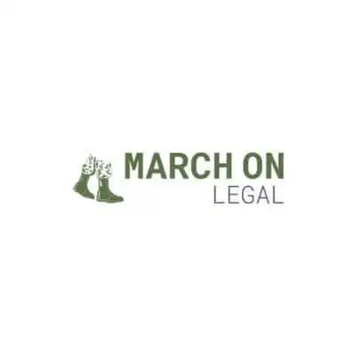 March On Legal logo with a green boot and tree design, representing advocacy and legal support.
