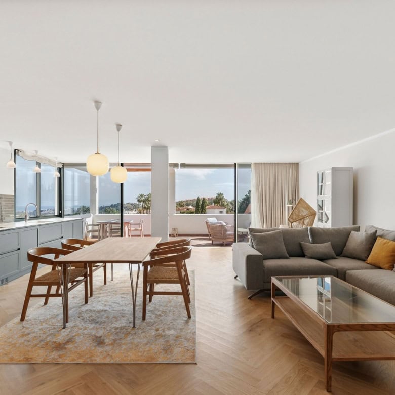 Loft-Style Apartment with Views in Palacetes Les Belvederes, Nueva Andalucia.