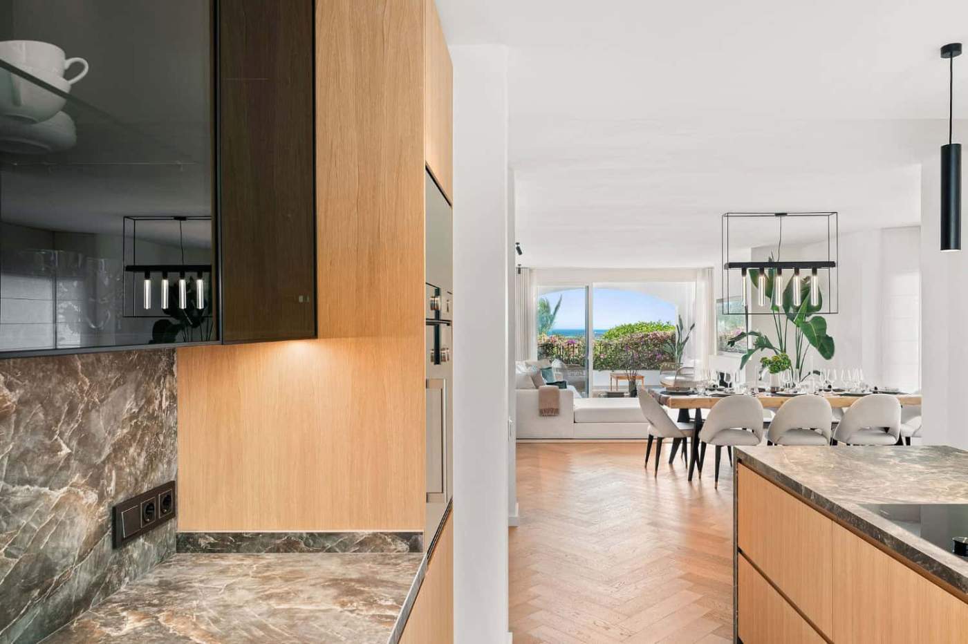 Luxury Townhouse Interior in Marbella Luxury townhouse interior with modern design in Club Sierra, Golden Mile Marbella.