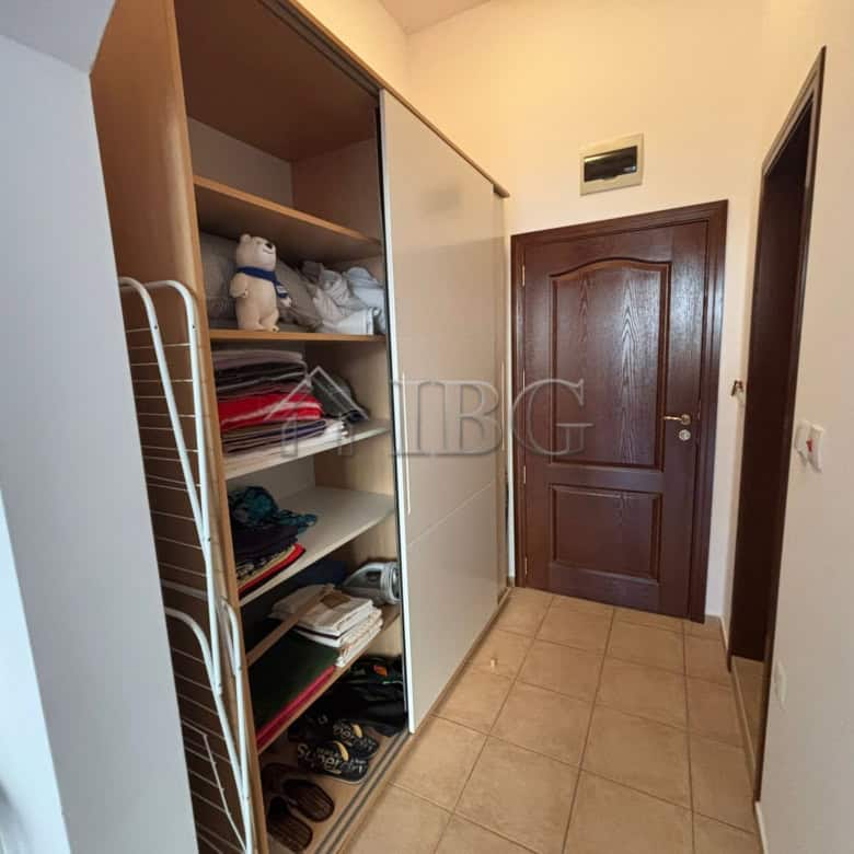 Furnished studio apartment with balcony located in Diamant Residence, Sunny Beach, ideal for holiday.