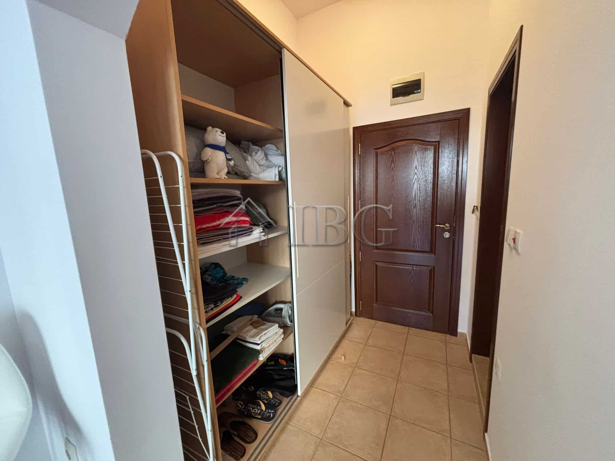 Furnished studio apartment with balcony located in Diamant Residence, Sunny Beach, ideal for holiday.
