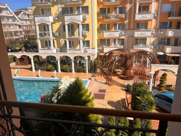 Luxury 2-bedroom, 2-bath apartment with pool view in Sunny Beach's Sweet Homes 5.