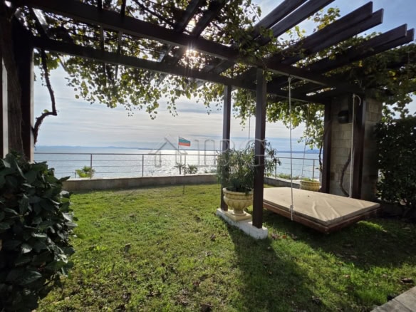 Sea view apartment with balcony in Sveti Vlas, Bulgaria, offering stunning coastal scenery and moder.