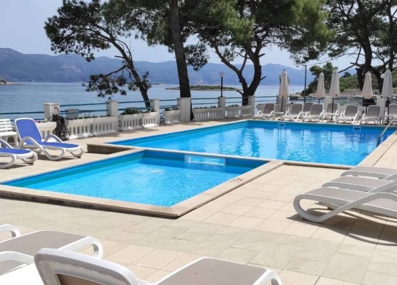 Apartment with sea views in Lumbarda, Korčula, Croatia, perfect for seaside living.