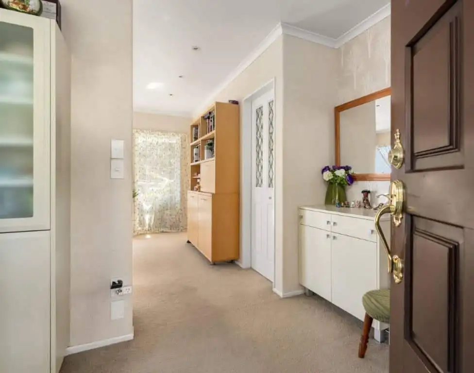 Cozy Cottage Interior in Tauranga, New Zealand Bright and welcoming entrance hall of a charming cottage estate in Tauranga, Bay of Plenty, New Zeal.