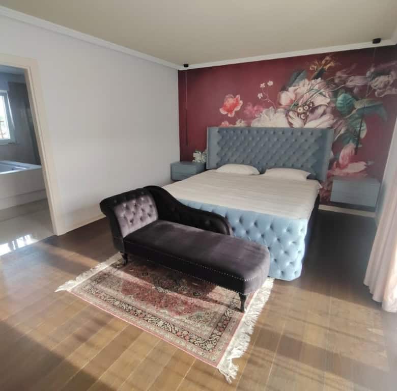 Luxury 2 Bed Townhouse Bedroom in Bernalda Italy.