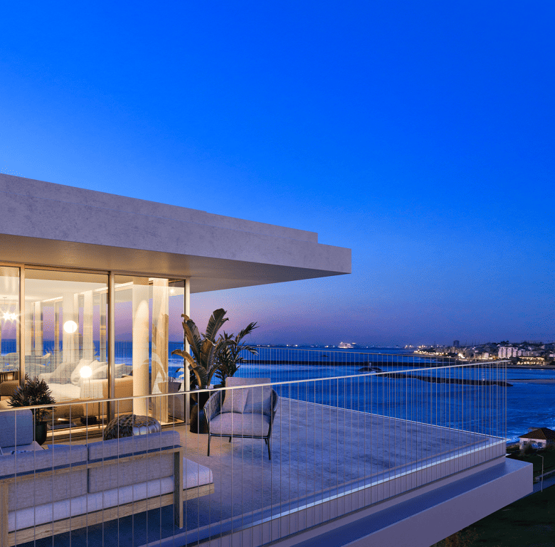 Stunning modern apartment with panoramic river views in Porto, Portugal. Perfect for luxury living a.