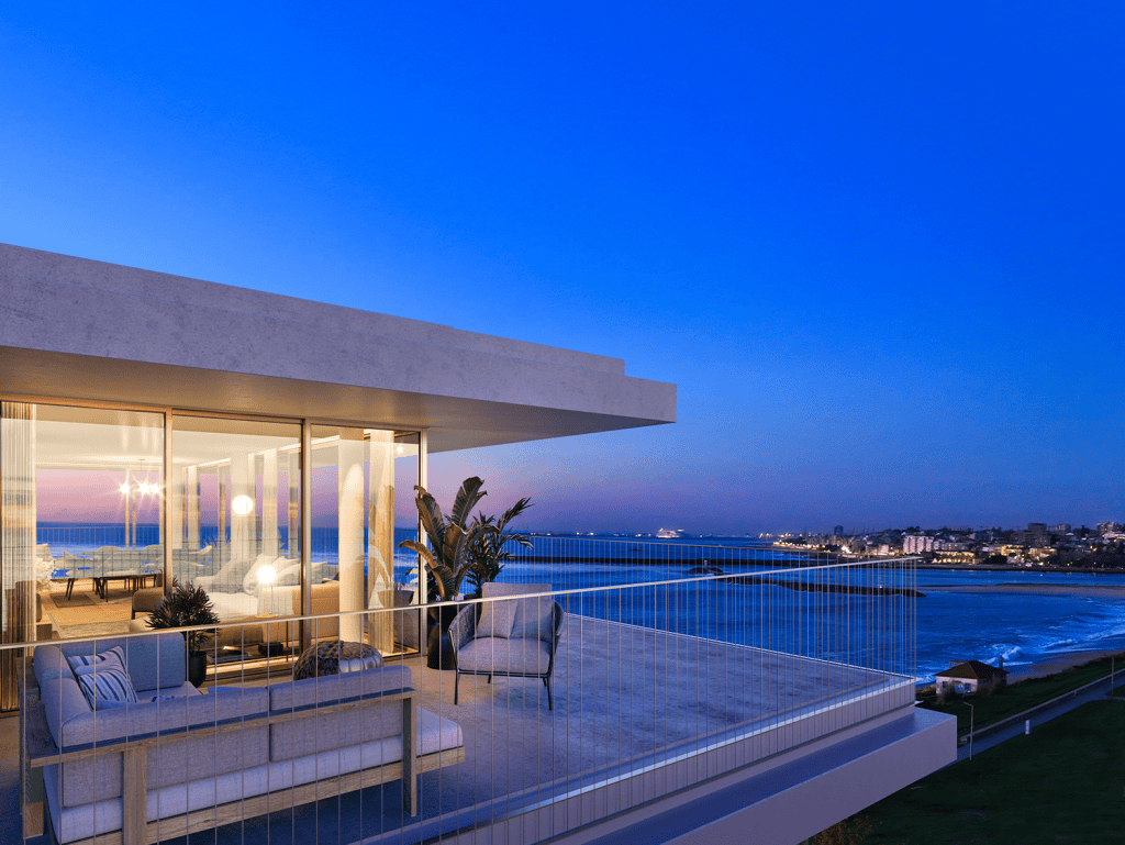 Stunning modern apartment with panoramic river views in Porto, Portugal. Perfect for luxury living a.