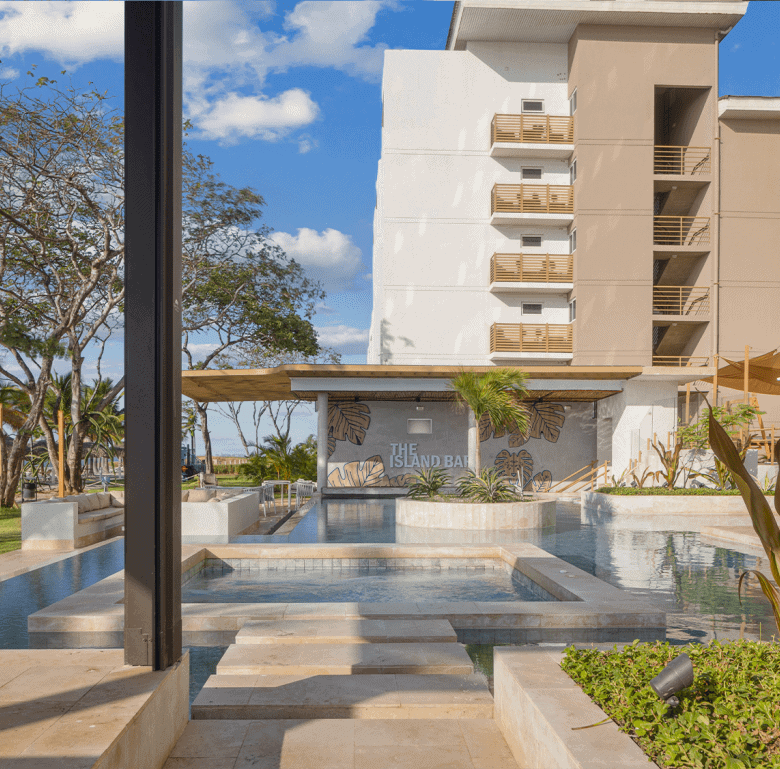 Beachfront condo with pool at Surfside - Playa Caracol, Panama.