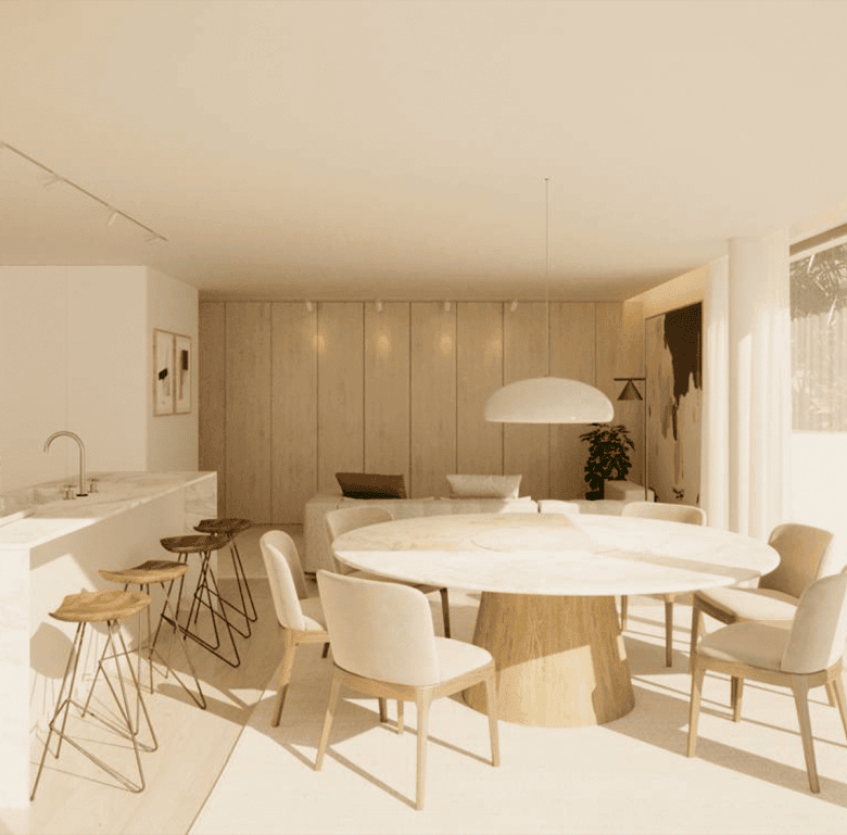 Living Sea - Porto, Portugal - Modern living room with stylish decor and natural light.