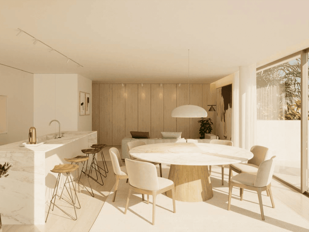 Living Sea - Porto, Portugal - Modern living room with stylish decor and natural light.
