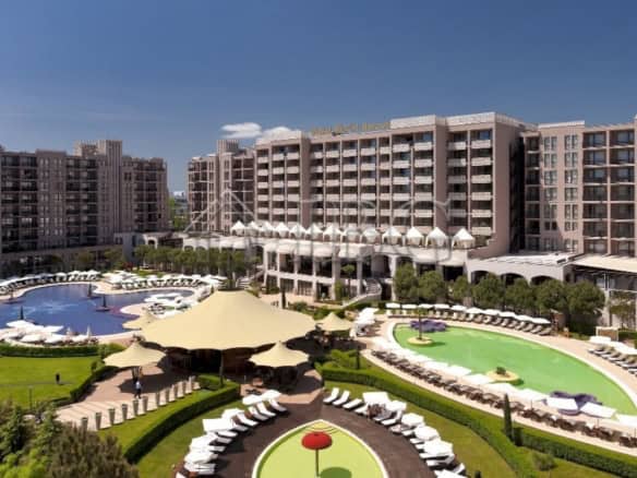 Sea view apartment with pool access at Barcelo Royal Beach, Sunny Beach, Bulgaria.