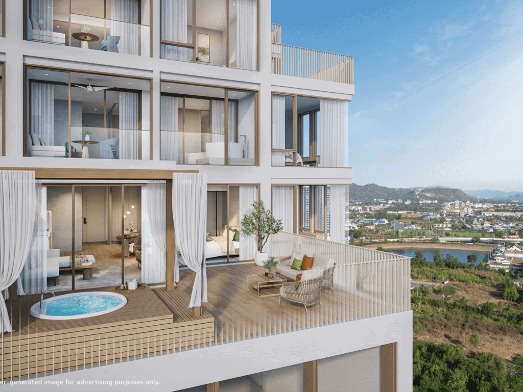Luxury villa with private pool and modern design in Hua Hin, Thailand. Perfect for relaxing and enjo.