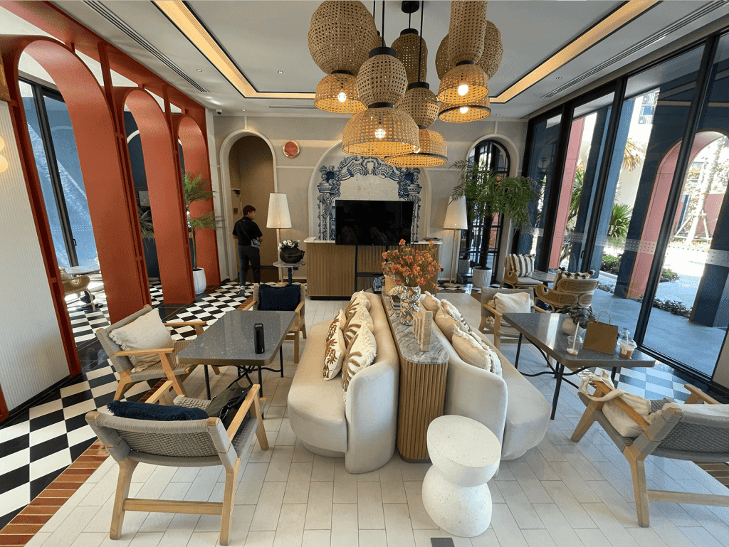 Modern lounge with stylish decor in Hua Hin, Thailand.