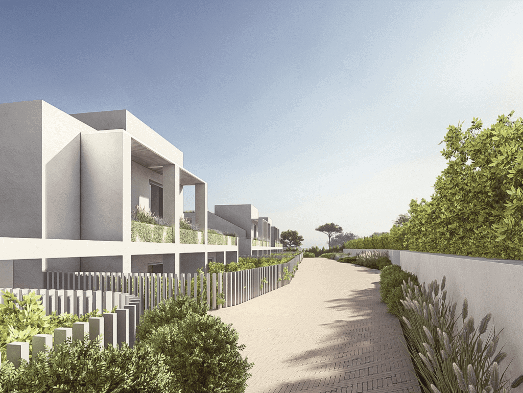 Modern Ferragudo Village Homes in Algarve, Portugal.