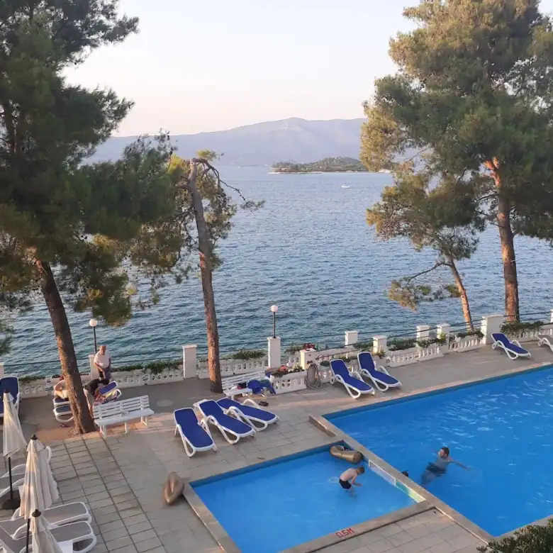 Elegant apartment with pool in Lumbarda, Korčula, Croatia.