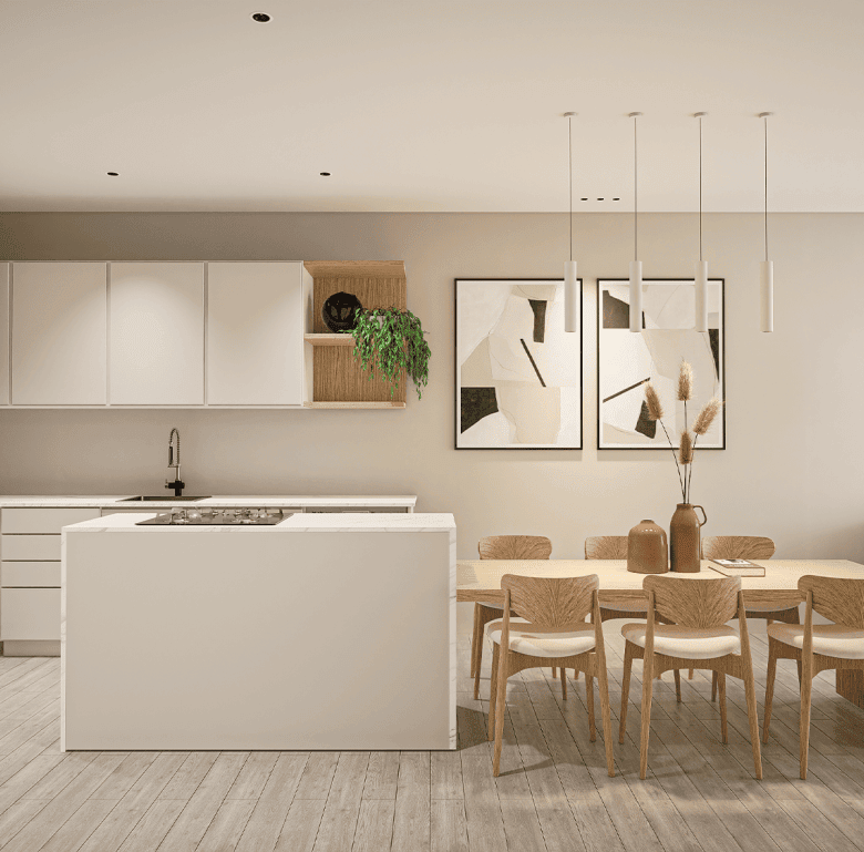 Bright, contemporary living space in Panama City, ideal for modern lifestyles.