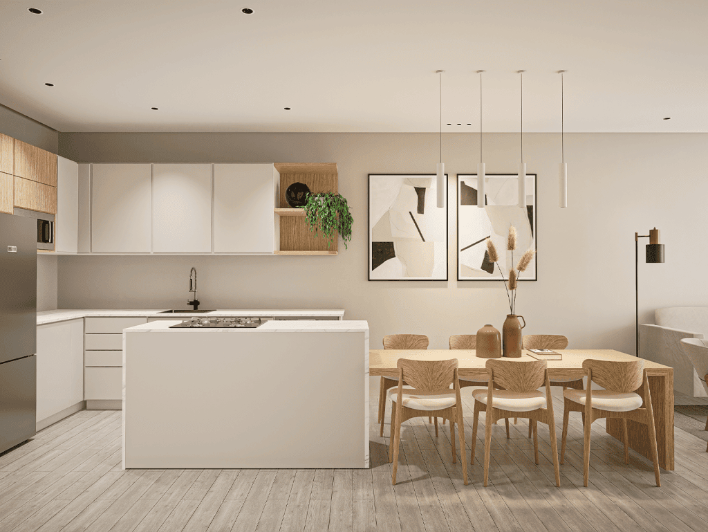 Bright, contemporary living space in Panama City, ideal for modern lifestyles.