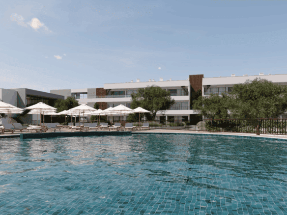 Poolside view at The Court - Algarve, Portugal.
