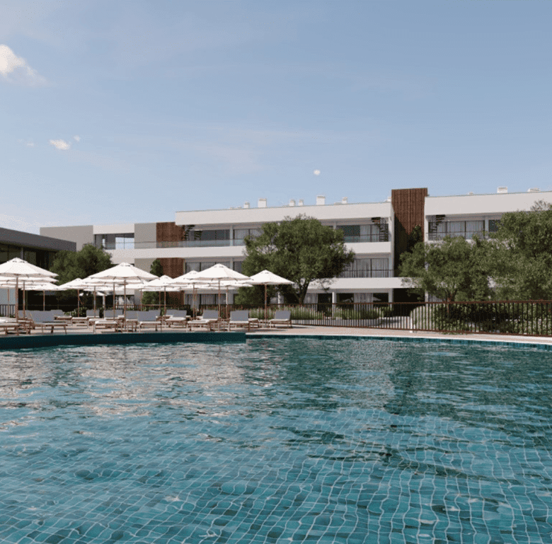 Poolside view at The Court - Algarve, Portugal.