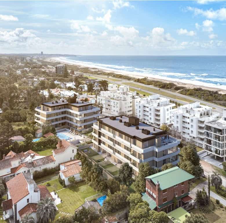Luxury ocean view condos in Altos, Punta del Este, Uruguay.