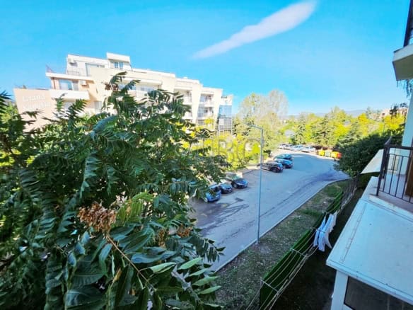 Apartment with pool view in Blue Summer Complex, Sunny Beach.