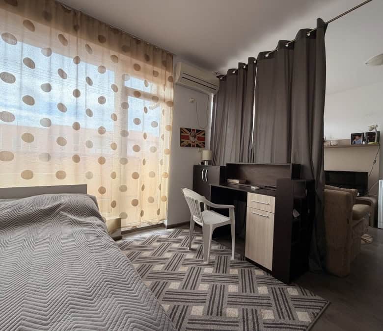Bright top floor apartment with large terrace near Sunny Beach.
