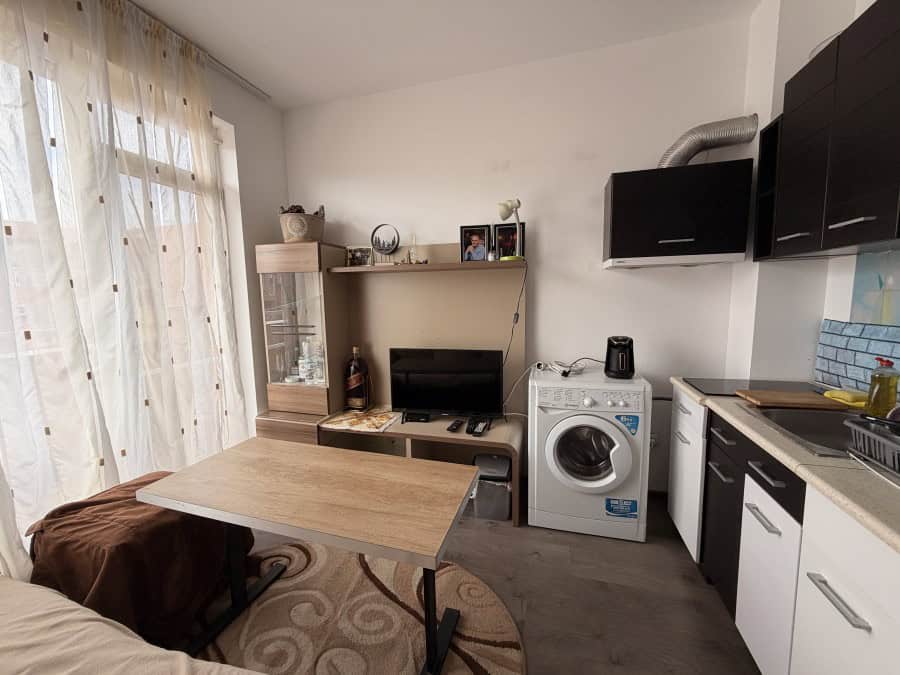 Bright top-floor apartment with a large terrace, 39 sq.m., ideal for sunny days near Sunny Beach.