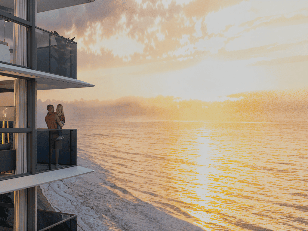 Oceanfront apartment with stunning sunset views in Punta Del Este, Uruguay.