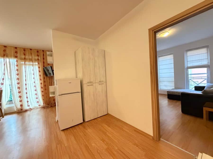 Bright, modern 2-bedroom apartment with 70 sq.m. space, sunny day, and convenient location 3 km from.