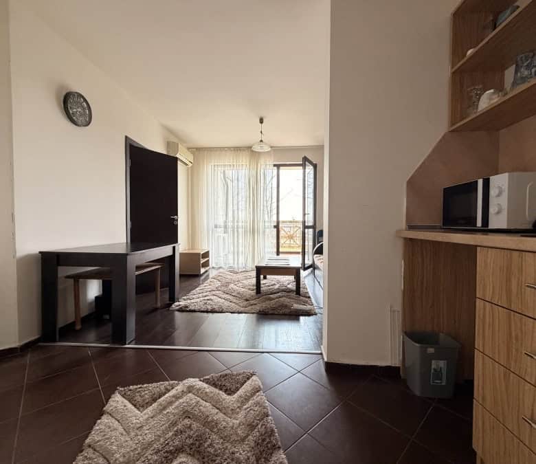 Bright living room with balcony access in Imperial Heights, Sunny Beach outskirts.